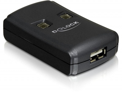 Imagine Switch USB 2.0 2 PC la o periferica, Delock 87482