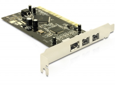 Imagine Placa PCI Firewire cu 2 porturi B + 1 port A, Delock 89106