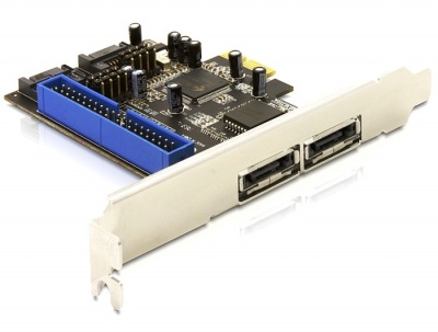 Imagine Placa PCI Express 2 X eSATA, 2 X SATA, 1 X IDE, Delock 89143