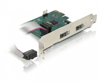 Imagine Delock PCI Express Card> 2x Power Over eSATA