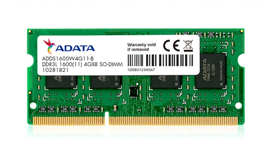 Imagine Memorie SODIMM LOW VOLTAGE ADATA DDR3/1600 8192M
