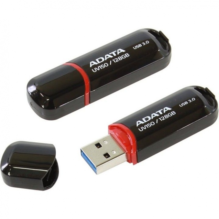 Imagine Stick USB 3.0 cu capac 128GB UV150 Negru, ADATA