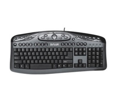 Imagine Tastatura Delux USB, DLK-7016UO, negru