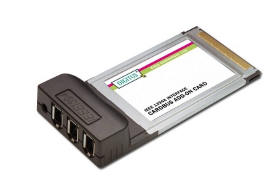 Imagine Placa PCMCIA Digitus - FireWire 400, 3 porturi, DS-32200