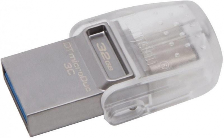 Imagine Stick USB 3.0 32GB DATA TRAVELER microDuo 3C OTG USB-A + USB-C, Kingston DTDUO3C/32GB-1