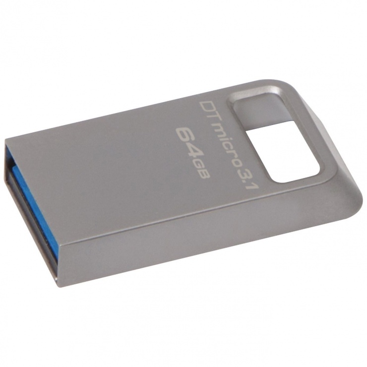 Imagine Stick DataTraveler Micro 64GB USB 3.1/3.0, Metal, Kingston