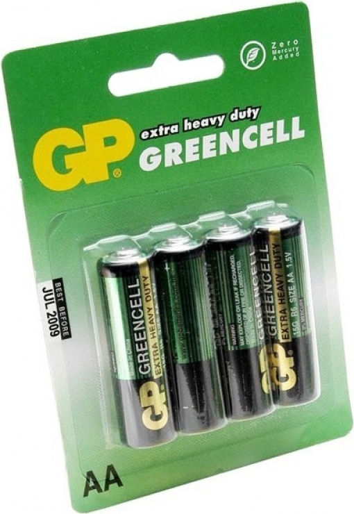 Imagine Blister 4 baterii AA LR6 Zinc-Carbonr, GP BATTERIES
