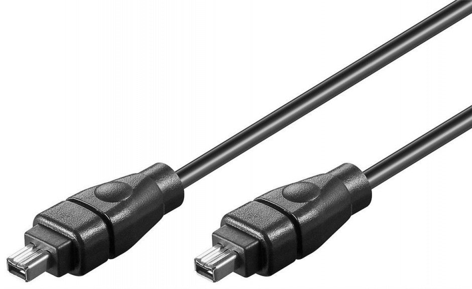 Imagine Cablu firewire 4 pini la 4 pini 4.5m Negru, KFIR44-5