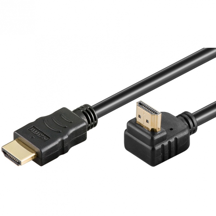Imagine Cablu HDMI 4K@30Hz unghi 90 grade T-T 5m, KPHDMEA5