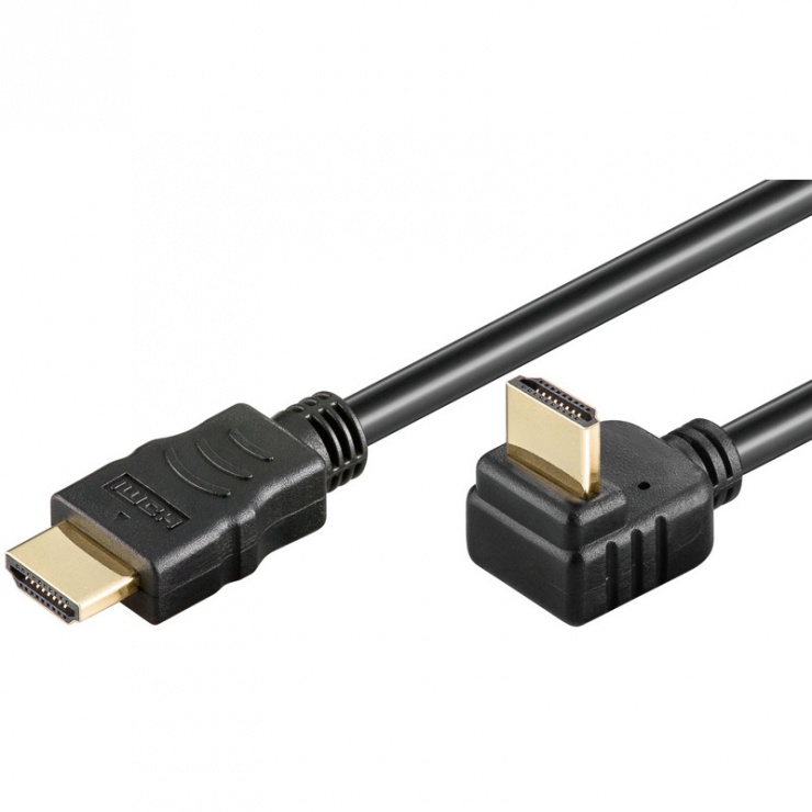 Imagine Cablu HDMI 4K@30Hz unghi 270 grade T-T 10m, KPHDMEB10