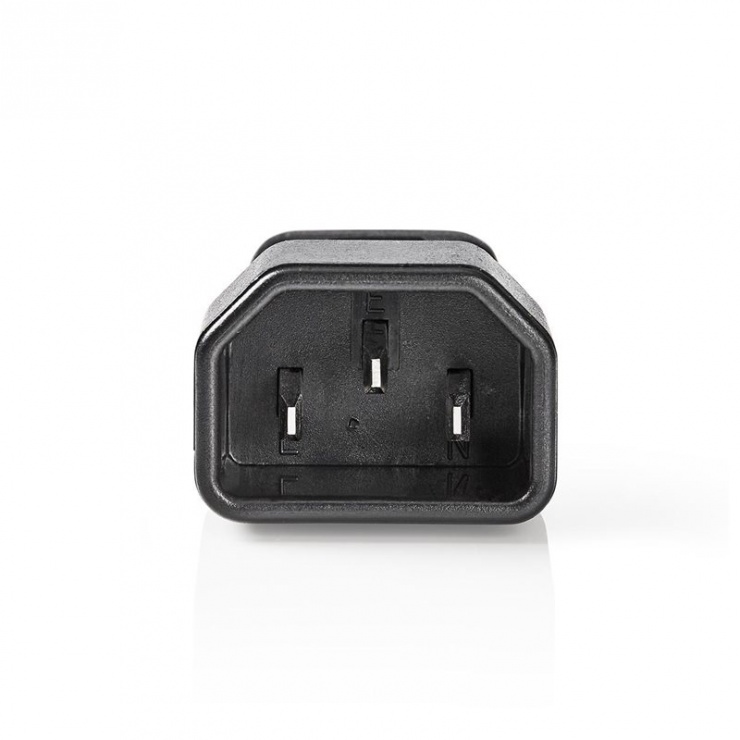Imagine Conector de alimentare IEC320 C14 la C5 Negru