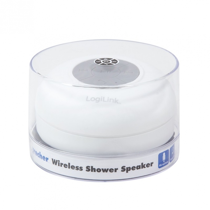 Imagine Boxa portabila Wireless Alb, Logilink SP0052W-5