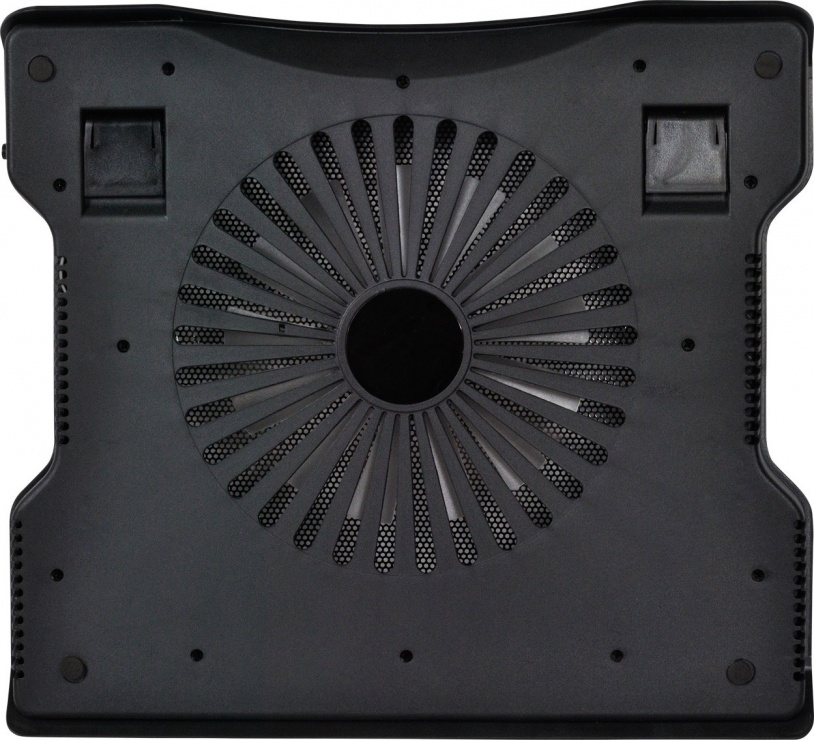 Imagine Stand notebook 17", 1 x fan 12mm cu led albastru, Spacer SPNC-883