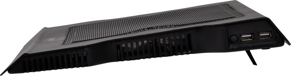 Imagine Stand notebook 17", 1 x fan 12mm cu led albastru, Spacer SPNC-883