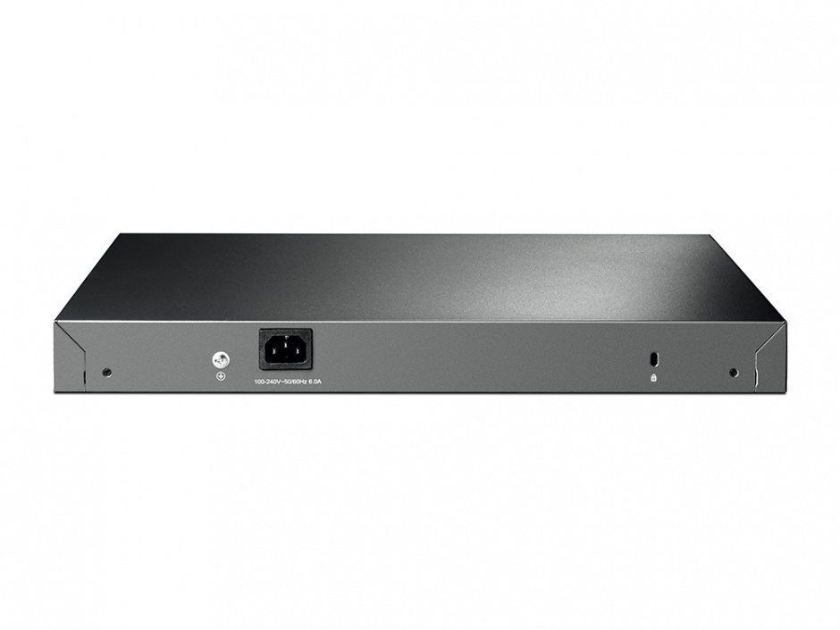 Imagine Switch JetStream 24 porturi Gigabit L2 Managed PoE+ cu 4 SFP Slots, TP-LINK T2600G-28MPS(TL-SG3424P)