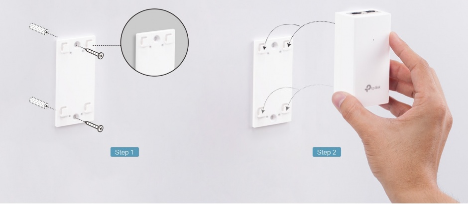 Imagine Adaptor pasiv PoE 24V/12W, TP-LINK TL-POE2412G-4