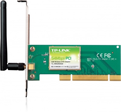 Imagine Placa retea Wireless PCI 54Mbps, TL-WN350GD