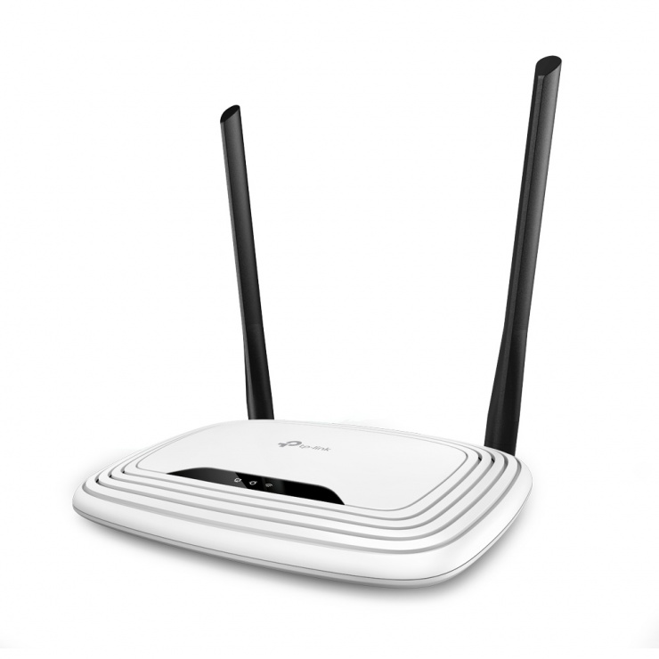 Imagine Router Wireless 300Mbps 2 antene fixe Romana, TP-Link TL-WR841N(RO)-1