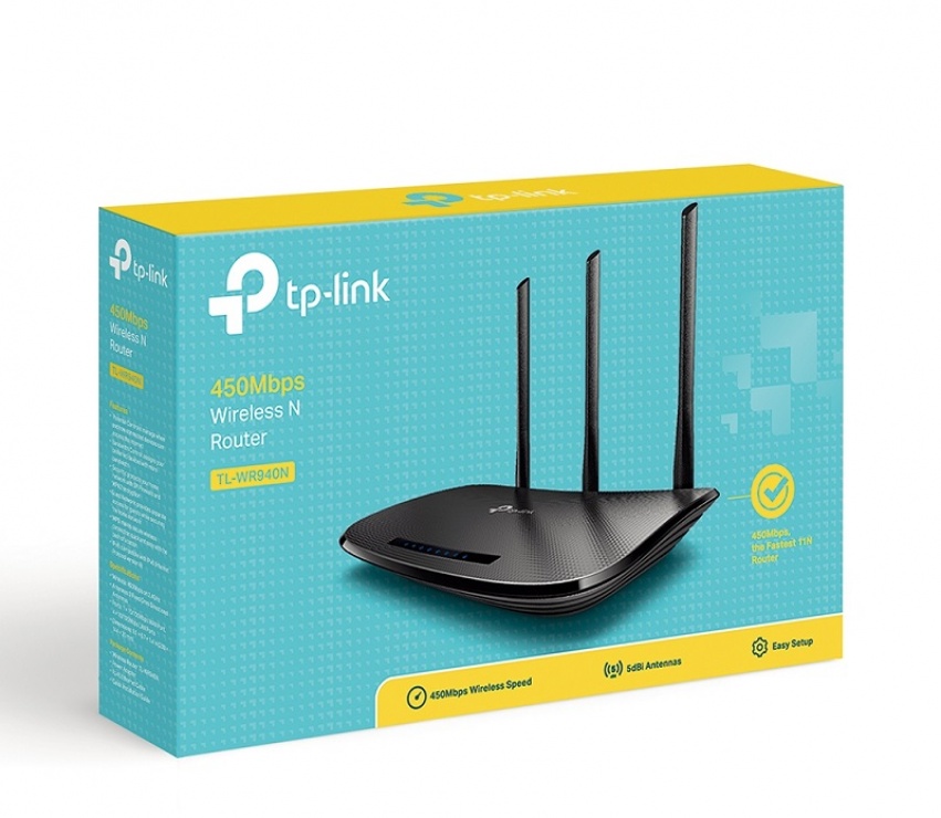 Imagine Router Wireless 450Mbps TP-Link TL-WR940N-4
