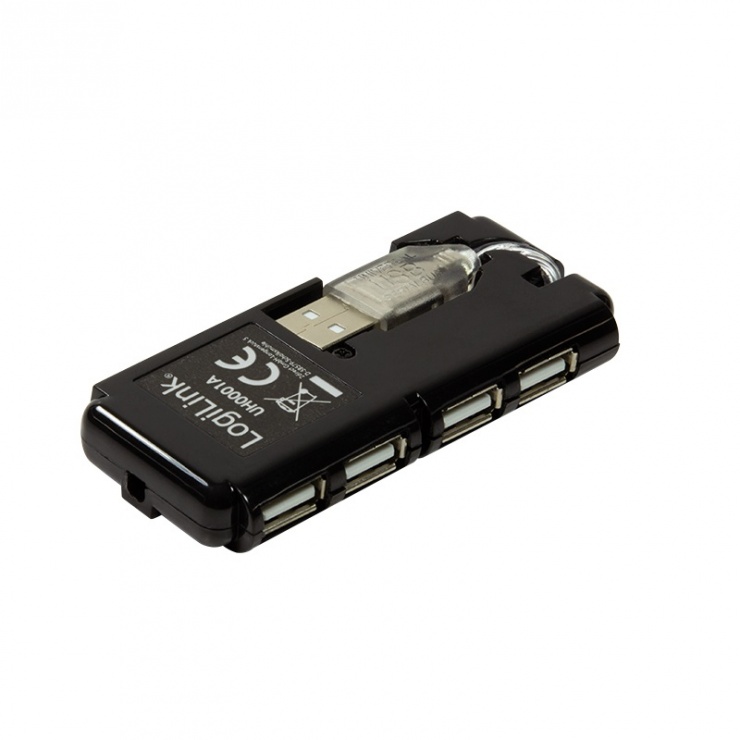 Imagine Hub USB 2.0 4 porturi, Logilink UH0001A-1