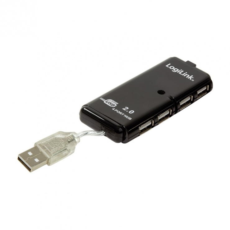 Imagine Hub USB 2.0 4 porturi, Logilink UH0001A-2