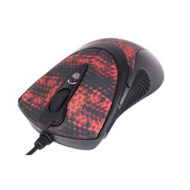 Imagine Mouse Laser Gaming USB A4TECH X7 Oscar Black/Red XL-740K-1