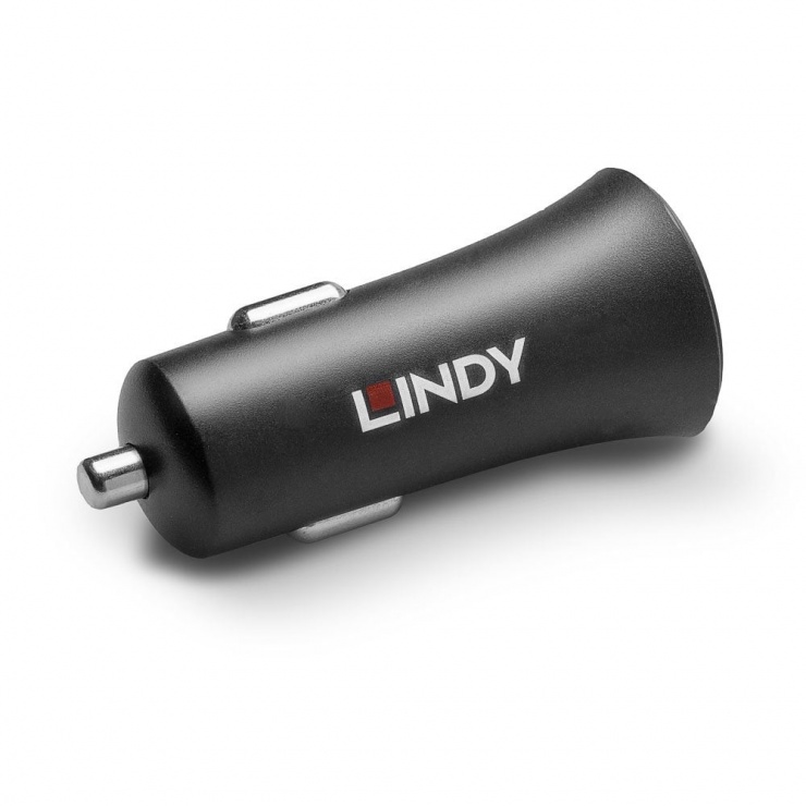 Imagine Incarcator auto 1 x USB-C 27W, Lindy L73301