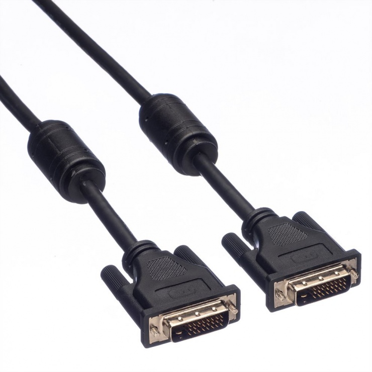 Imagine Cablu monitor DVI (24+1) T-T dual link 15m, Roline 11.04.5598