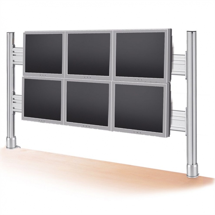 Imagine Suport pentru 2x3 monitoare LCD 56cm, Roline 17.03.1162