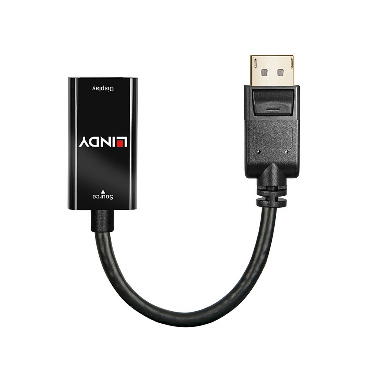 Imagine Adaptor Displayport la HDMI Full HD T-M Negru, Lindy L38315