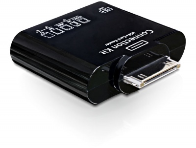 Imagine Kit conectare USB cu OTG + Cititor de carduri pentru Tableta Samsung, Delock 65358