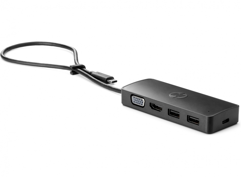 Imagine Docking station USB-C la HDMI 4K@30Hz, VGA, 2 x USB-A si PD, HP