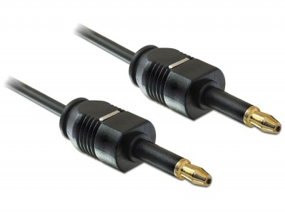 Imagine Cablu optic Toslink mini 3,5mm T-T 1M, Delock 82871