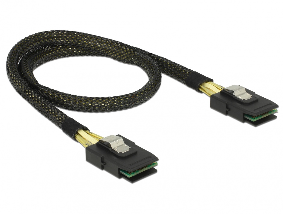 Imagine Cablu mini SAS 36 pin SFF 8087 T-T 50cm, Delock 83055