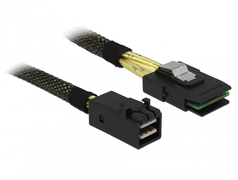Imagine Cablu Mini SAS HD SFF-8643 la Mini SAS SFF-8087 1m, Delock 83389