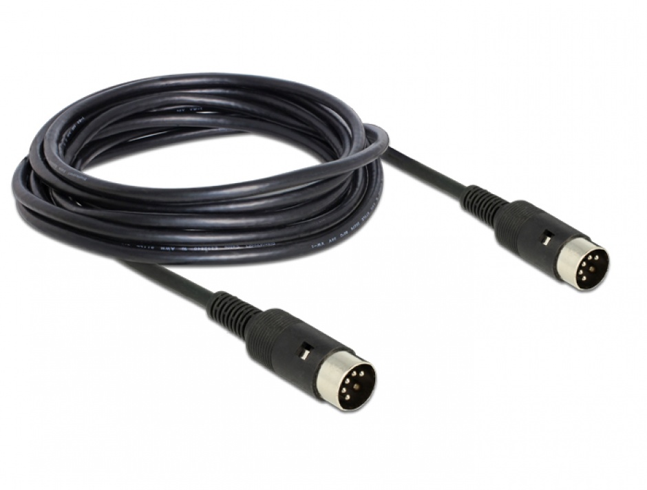 Imagine Cablu DIN 5 pini T-T 5m, Delock 84747