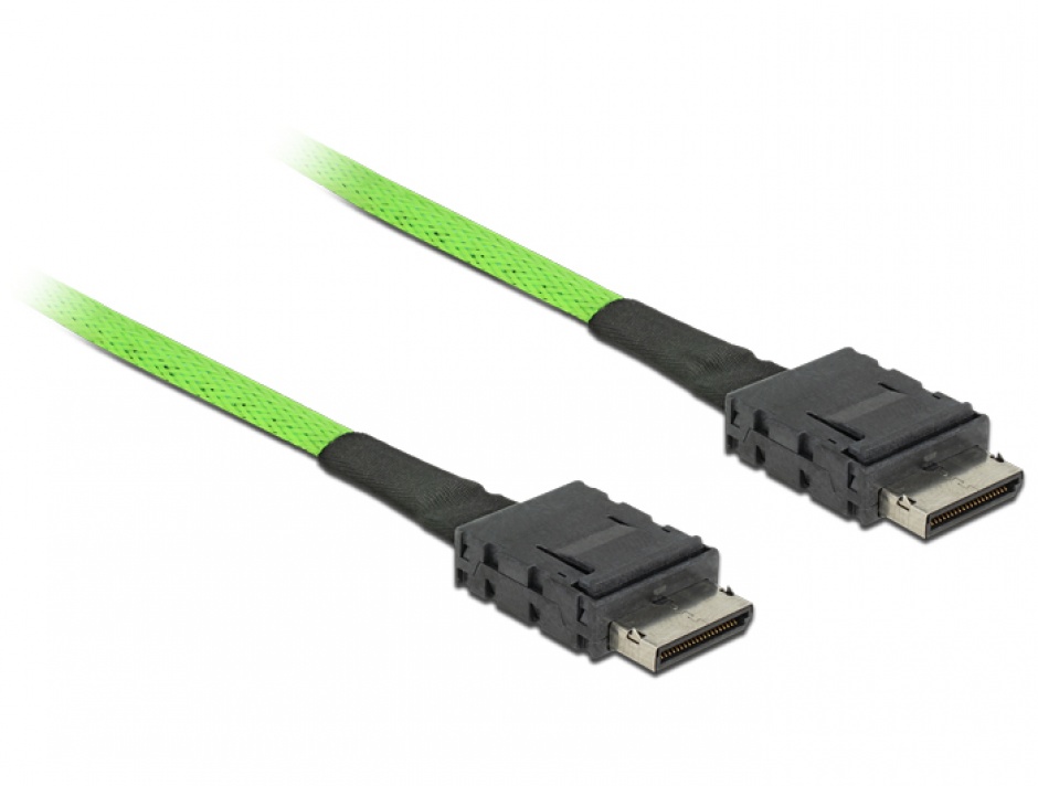 Imagine Cablu OCuLink PCIe SFF-8611 T-T 0.5m, Delock 85211