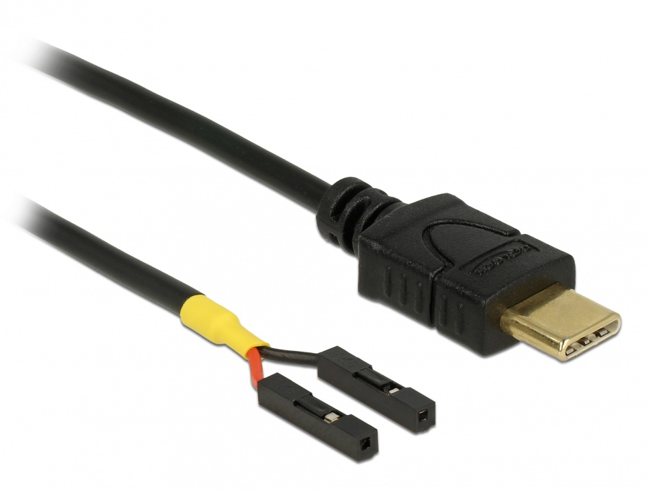 Imagine Cablu USB-C la 2 x pin header T-M 20cm, Delock 85395
