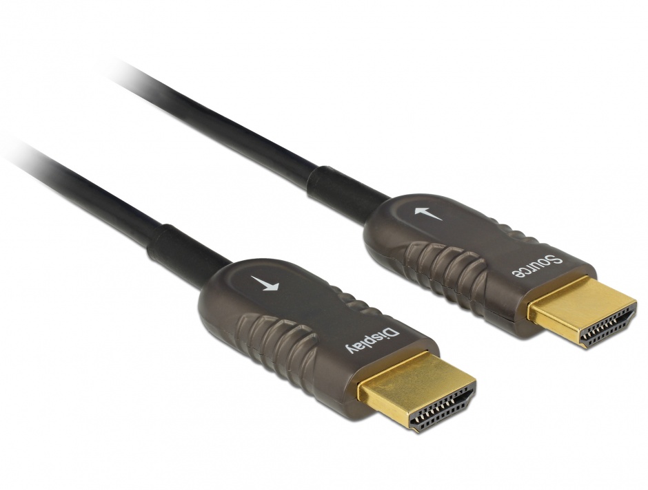 Imagine Cablu activ optic HDMI 4K 60Hz T-T 100m, Delock 85680