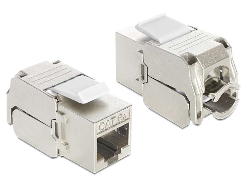 Imagine Modul Keystone RJ45 female la LSA Cat.6A, Delock 86205