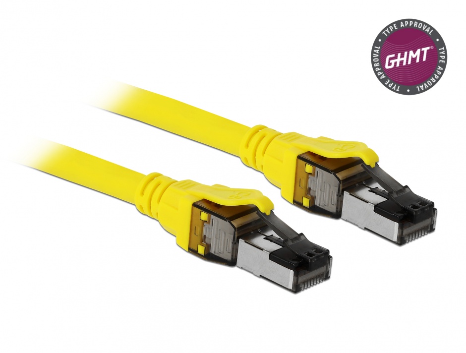 Imagine Cablu de retea RJ45 Cat.8.1 S/FTP 1m (GHMT certificat), Delock 86581
