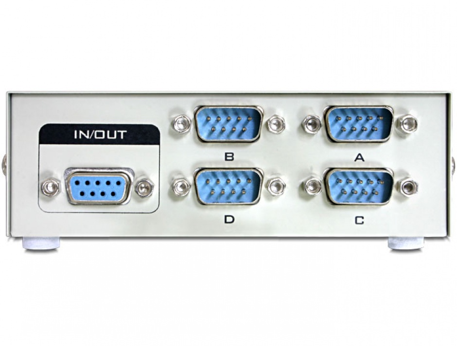 Imagine Switch Serial RS-232 4 porturi manual, Delock 87589