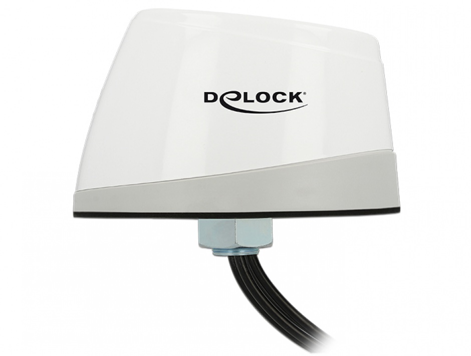 Imagine Antena omnidirectionala exterioara 5xRP-SMA Multiband GNSS LTE-MIMO, WLAN MIMO IEEE 802.11ac/a/h/b/g