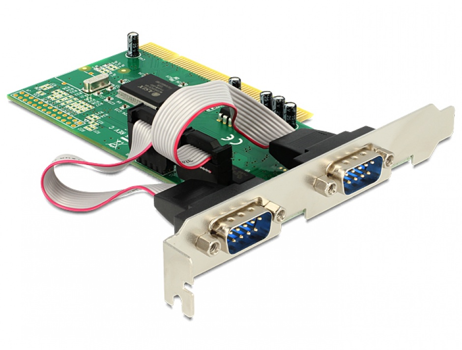 Imagine Placa PCI la Serial 2 porturi RS232, Delock 89003