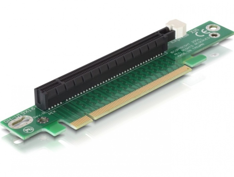 Imagine Riser card PCI Express x16 unghi 90 inserare stanga, Delock 89105