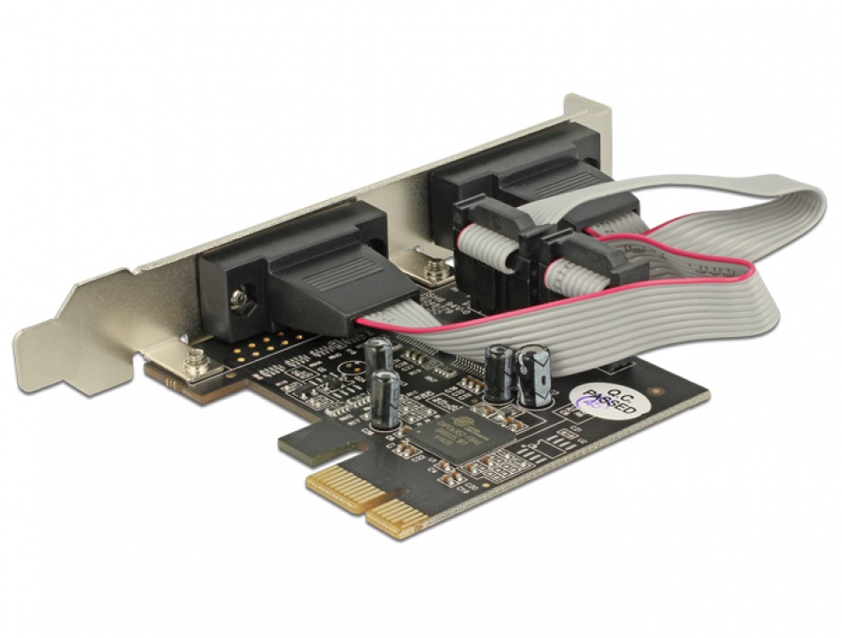 Imagine PCI Express la 2 x Serial RS232, Delock 89220