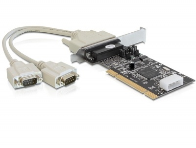 Imagine Placa PCI la 2 x Serial RS232 Power Management, Delock 89303