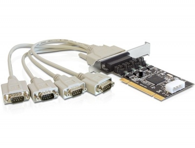 Imagine Placa PCI la 4 x Serial Power Management, Delock 89304