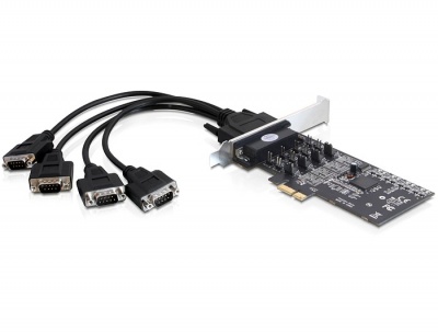 Imagine Placa PCI Express la 4 x Serial RS-422/485, Delock 89321
