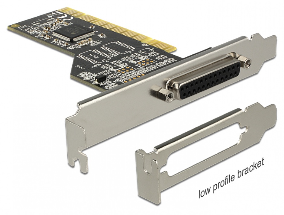 Imagine Placa PCI cu 1 x port Paralel DB25,  Delock 89362